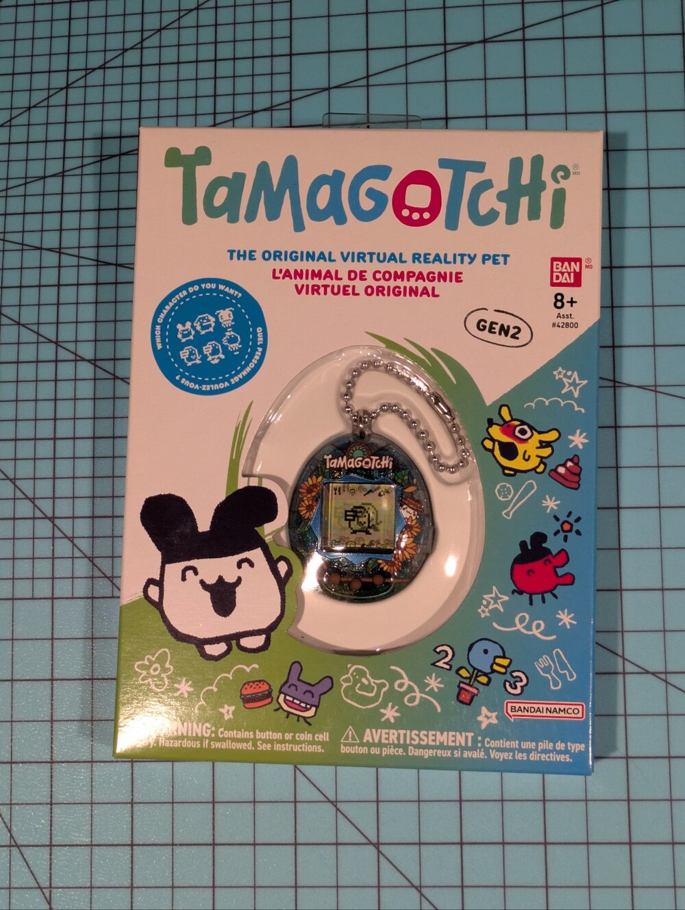 Tamagotchi Virtual Pet Summer Stained Glass Rare